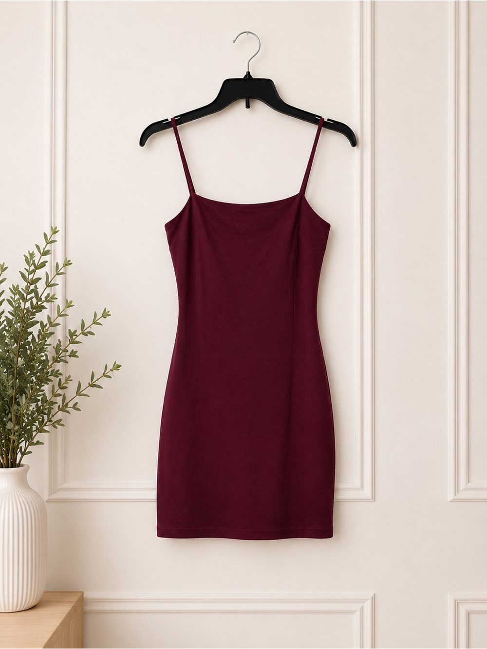 Lulus Burgundy Bodycon Mini Dress Size Small - Picture 3 of 4